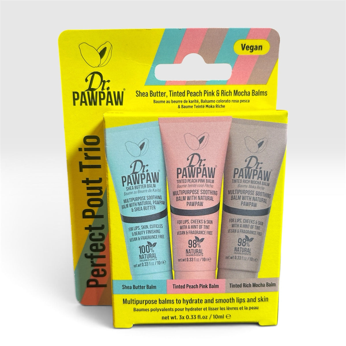 Dr. PAWPAW Perfect Pout Trio lip balm set