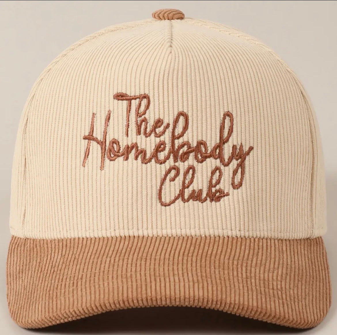 The Homebody Club Corduroy Hat