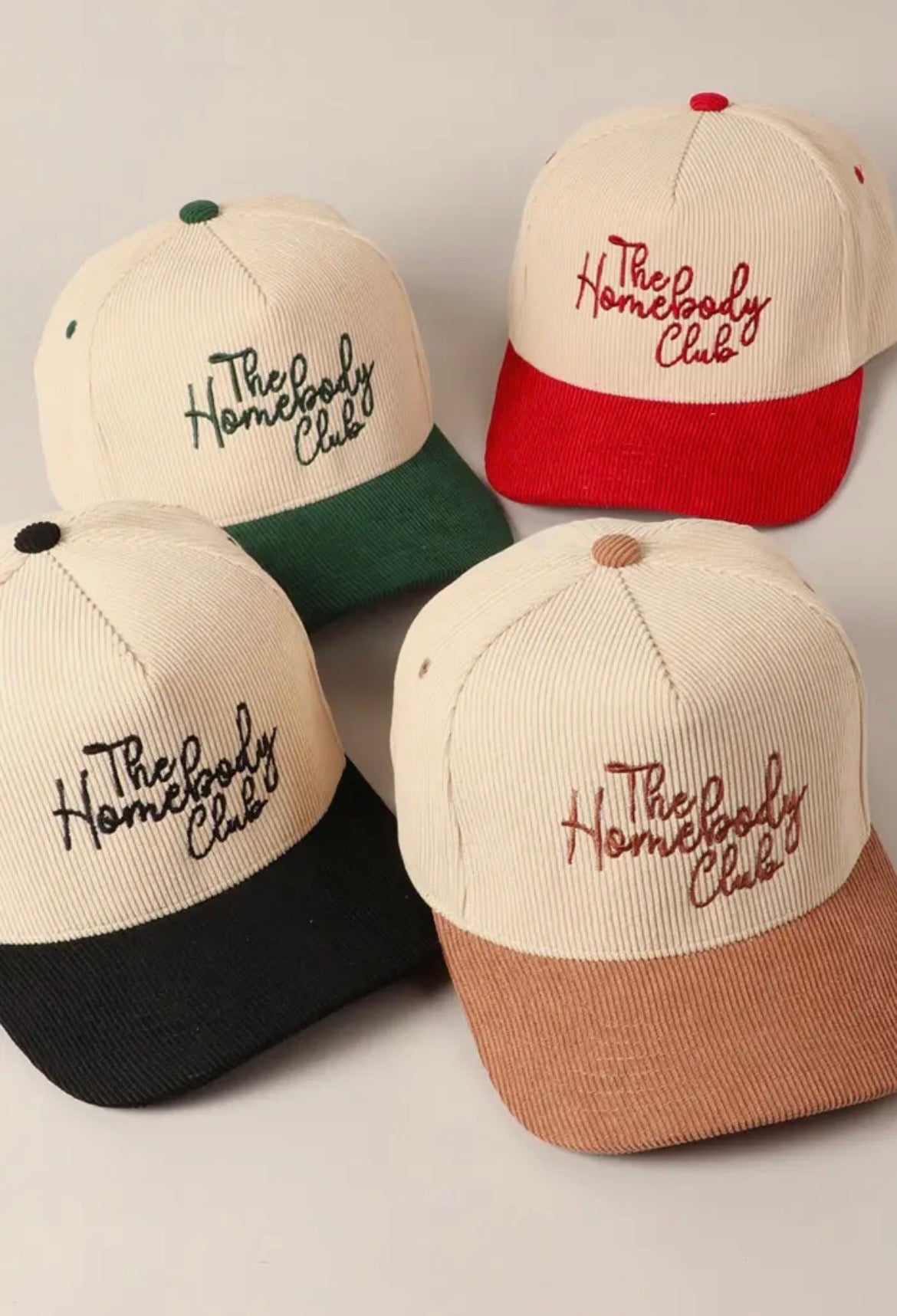 The Homebody Club Corduroy Hat