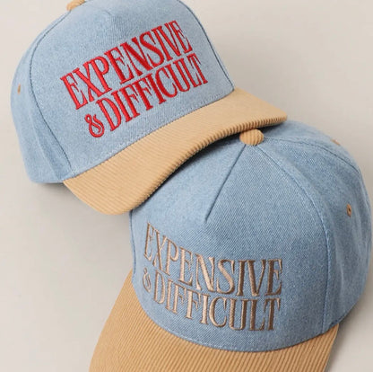 Expensive & Difficult Denim Hat