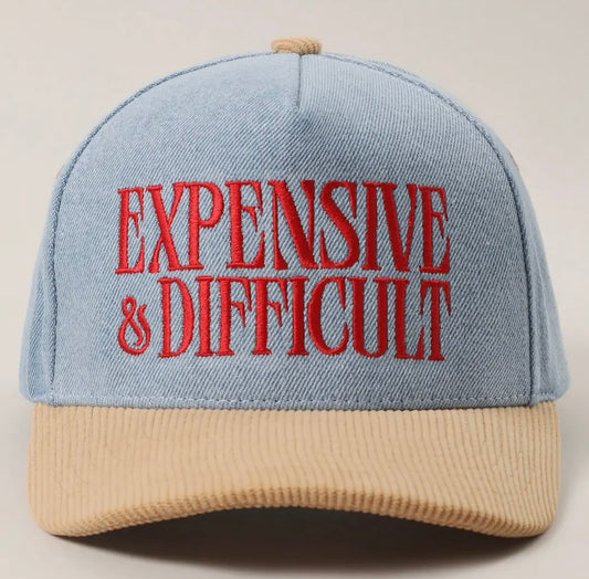 Expensive & Difficult Denim Hat