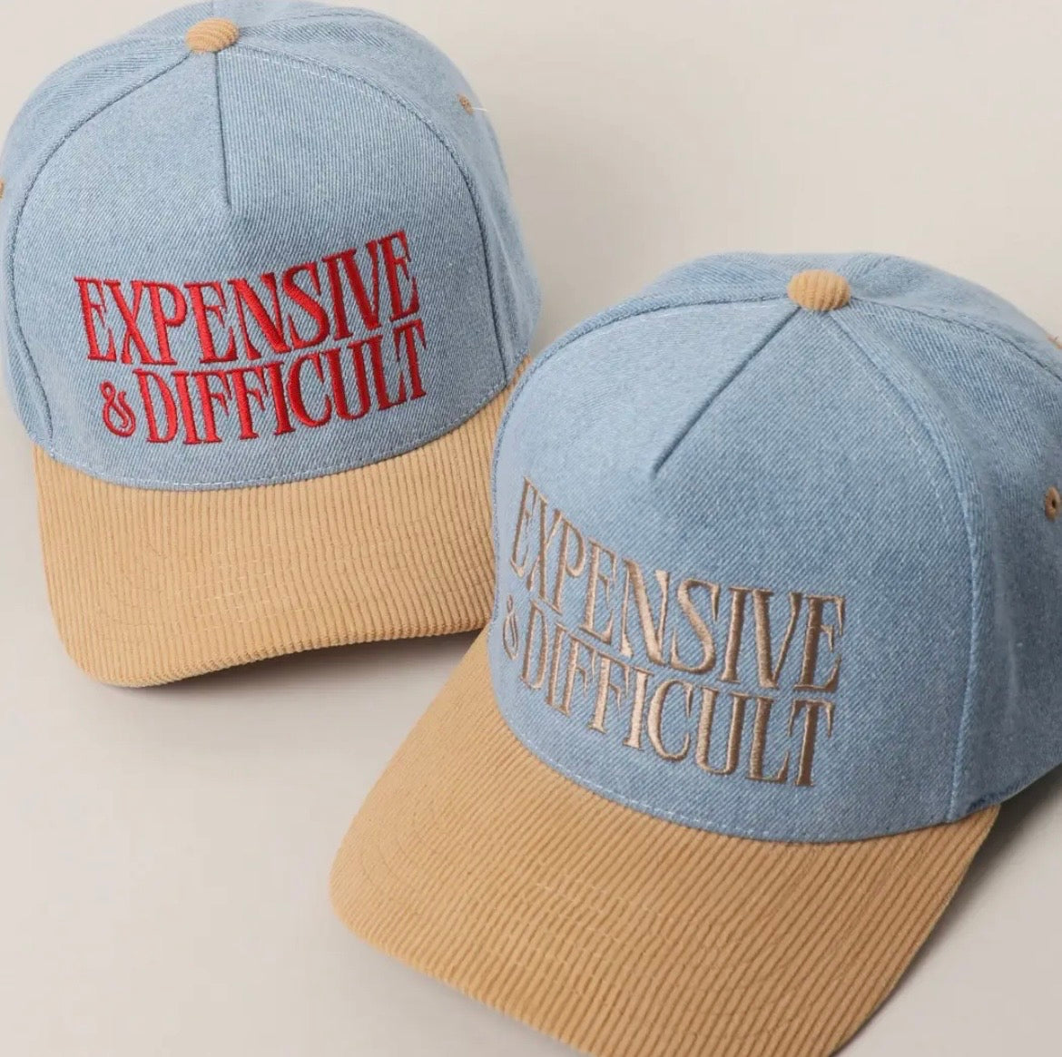 Expensive & Difficult Denim Hat