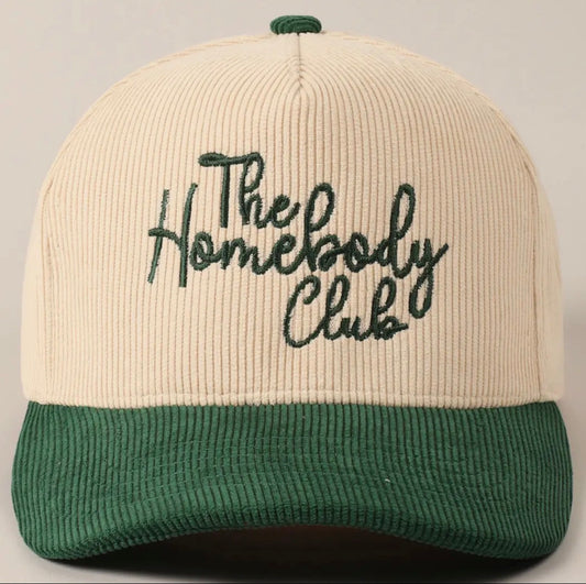 The Homebody Club Corduroy Hat