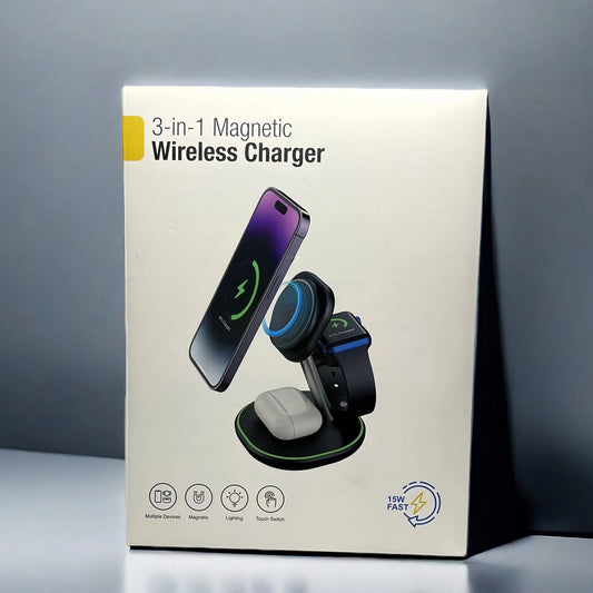 3-in-1 Magnetic Wireless Charger
